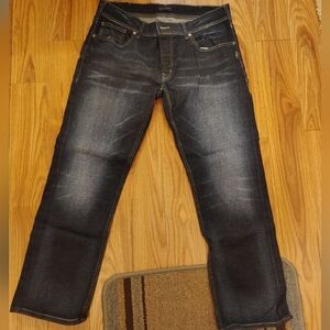 Silver Brand Jeans Men's Dark Wash Straight Jeans 36x30